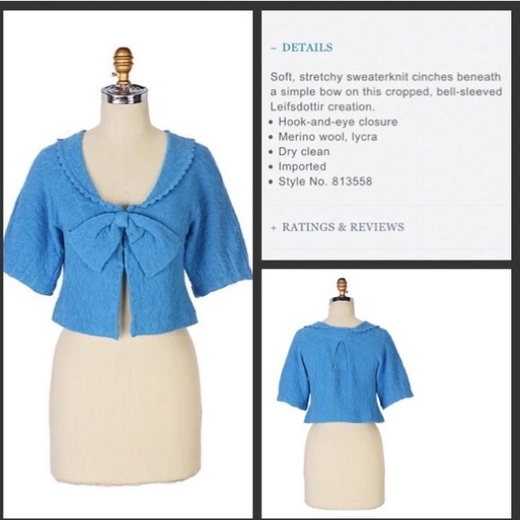 Anthro "Glenallen Cardigan" by Leifsdottir - Picture 7 of 8